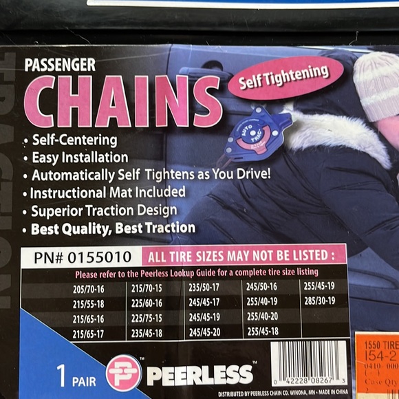 Snow chains from Walmart - Picture 2 of 5